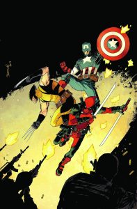 شماره‌ی 15 سری سوم کمیک‌های Deadpool با حضور کاپیتان آمریکا و ولورین