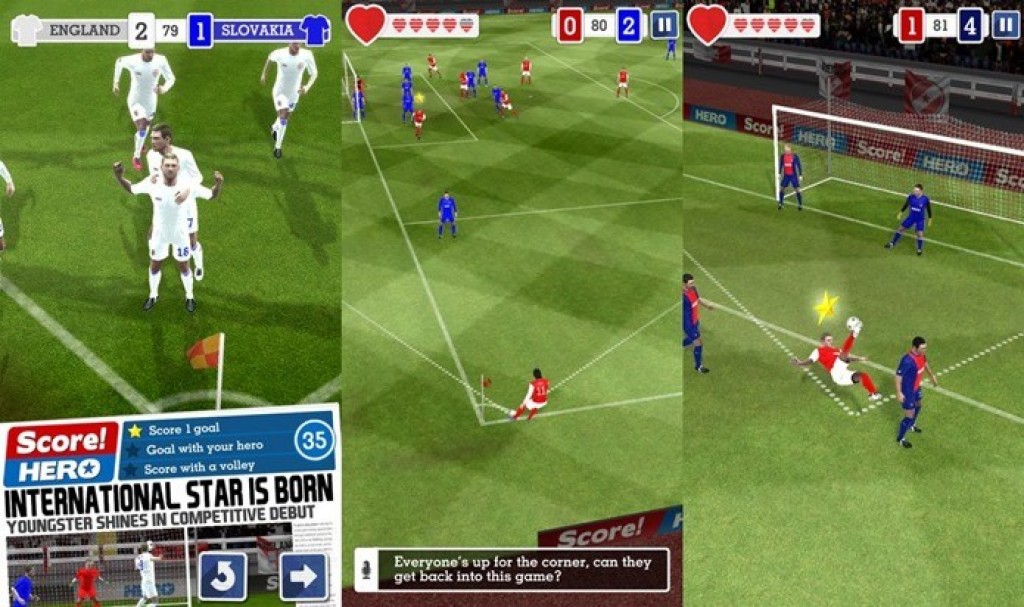 بازی موبایلی Score! Hero رویایتان برای فوتبالیست شدن را محقق می‌کند - ویجیاتو