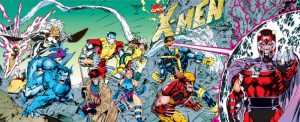 نسخه قدیمی کاور پشت و روی شماره 1 از کمیک بوک‌های X-Men