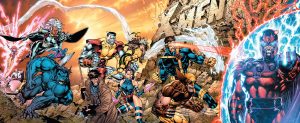 نسخه به‌روزرسانی شده کاور پشت و روی شماره 1 از کمیک بوک‌های X-Men