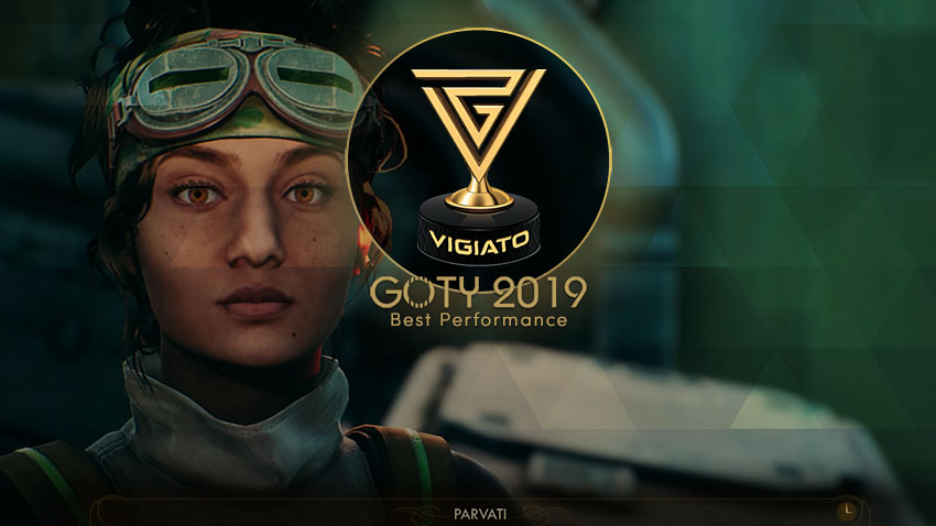 بهترین ایفای نقش در بازی‌های سال ویجیاتو: اشلی برچ در نقش پارواتی