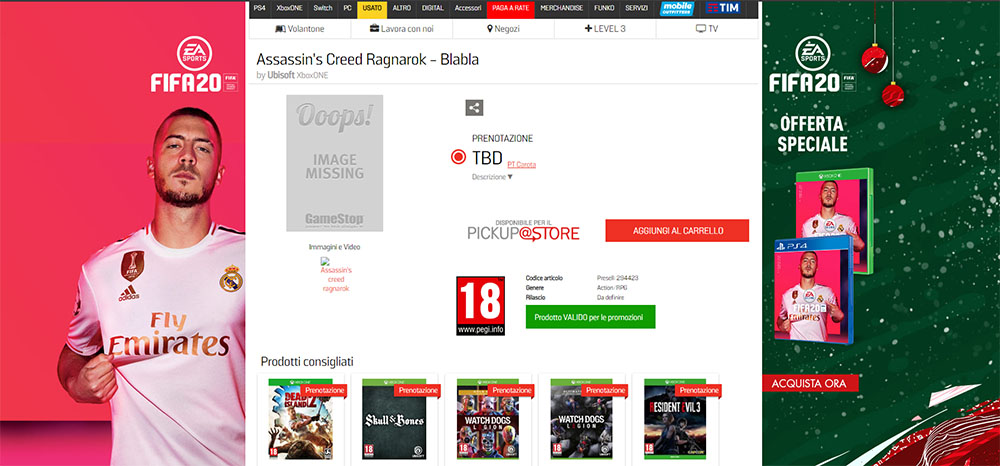 بازی Assassin's Creed Ragnarok به اشتباه در گیم‌استاپ لیست شد - ویجیاتو