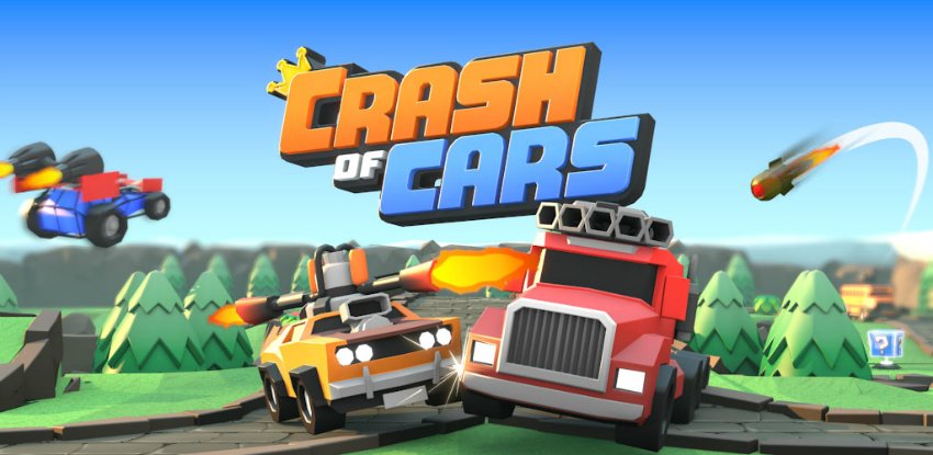 تقابل ماشین‌ها در بازی موبایلی Crash of Cars