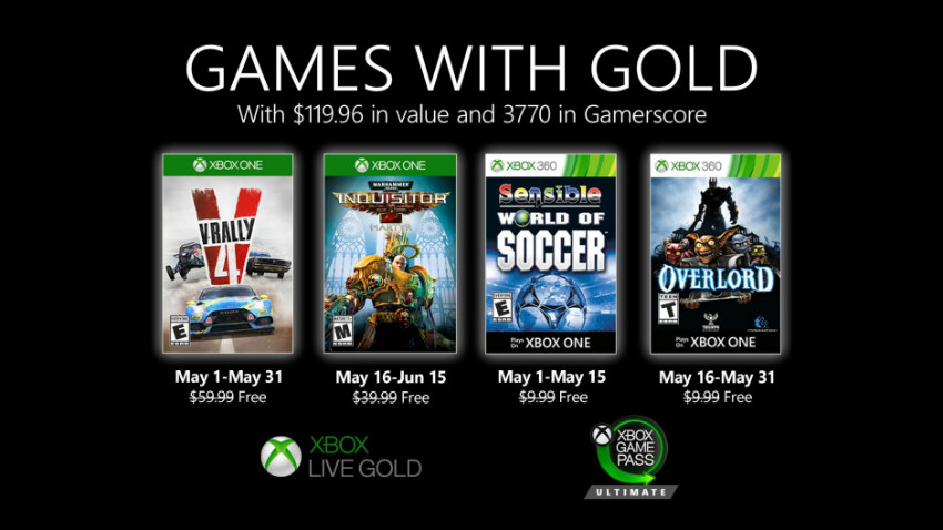 بازی‌های رایگان ماه می Xbox Live Gold مشخص شدند