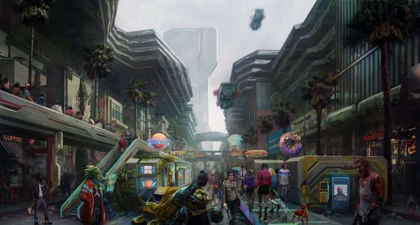تقابل زندگی مدرن با بدبختی را با منطقه Heywood در Cyberpunk 2077 ببینید - ویجیاتو