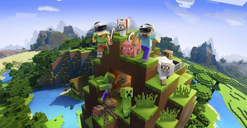 بازی Minecraft به صورت کامل از پلی استیشن VR پشتیبانی خواهد کرد