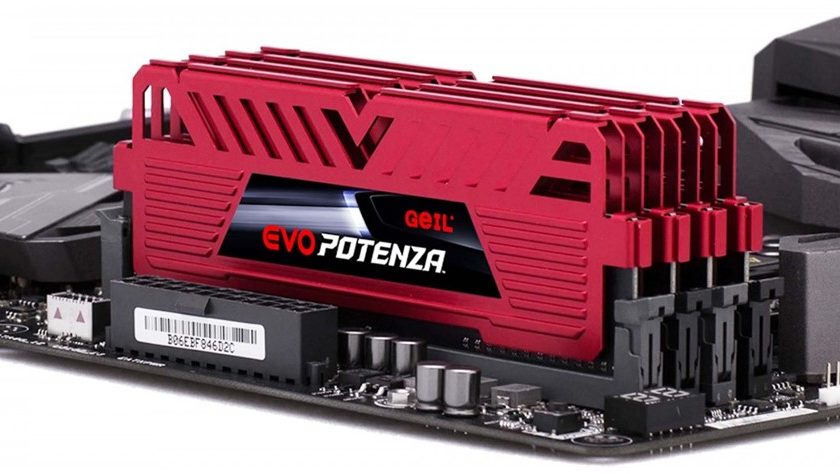 رم دسکتاپ گیل Evo Potenza DDR4 3000MHz CL16 Single Channel 8GB