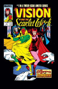 کاور شماره ۱ کمیک The Vision & The Scarlet Witch, Vol. 2 (برای دیدن سایز کامل روی تصویر کلیک کنید)