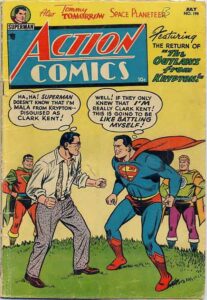 کاور شماره ۱۹۴ کمیک Action Comics (برای دیدن اندازه کامل روی تصویر تپ/کلیک کنید)