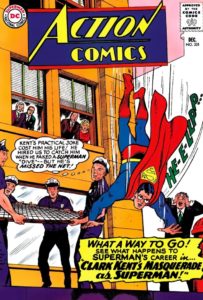 کاور شماره ۳۳۱ کمیک Action Comics (برای دیدن سایز کامل روی تصویر کلیک کنید)