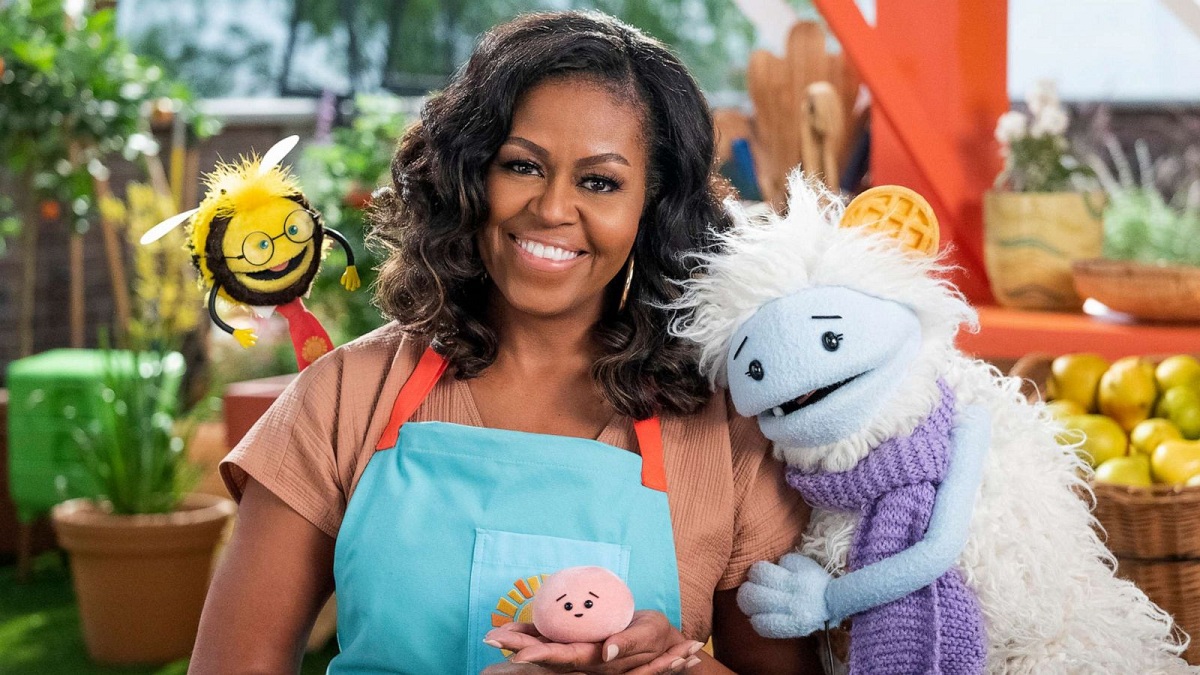 میشل اوباما روی یک برنامه آشپزی برای کودکان کار می‌‌کند