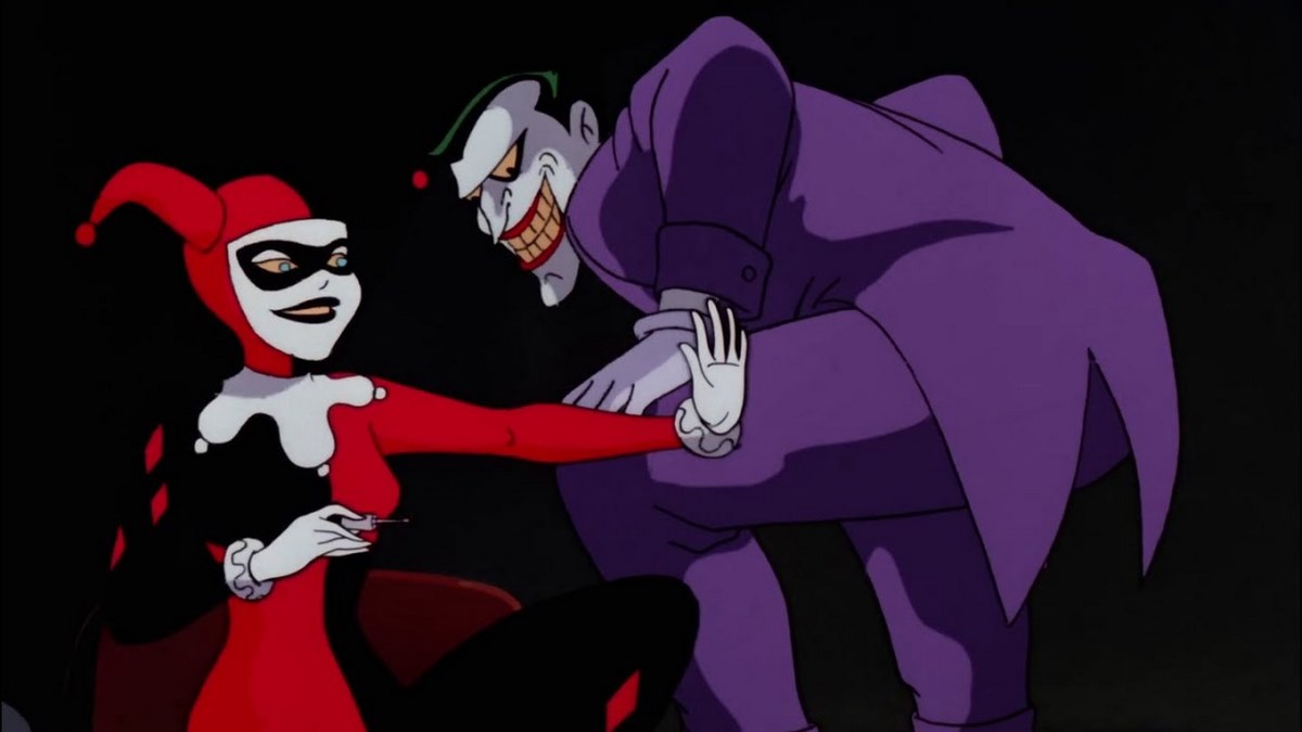 اولین حضور هارلی کویین در قسمت Joker's Favor سریال انیمیشنی Batman: The Animated Series