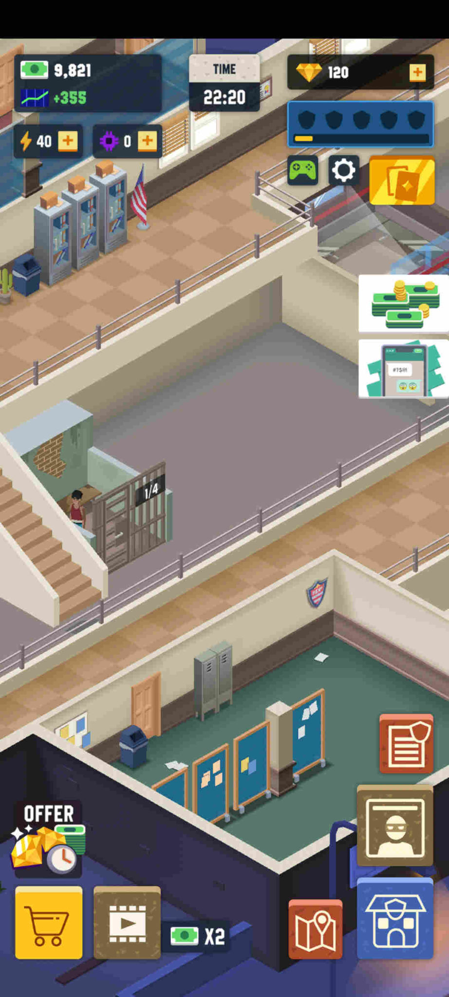 Idle police tycoon спецназ шкафчики