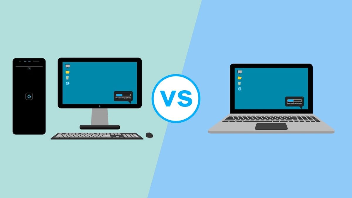 تفاوت‌های کامپیوتر رومیزی و لپ‌تاپ