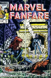 آیرون میدن روی کاور شماره ۱۲ کمیک Marvel Fanfare (برای دیدن سایز کامل روی تصویر کلیک کنید)