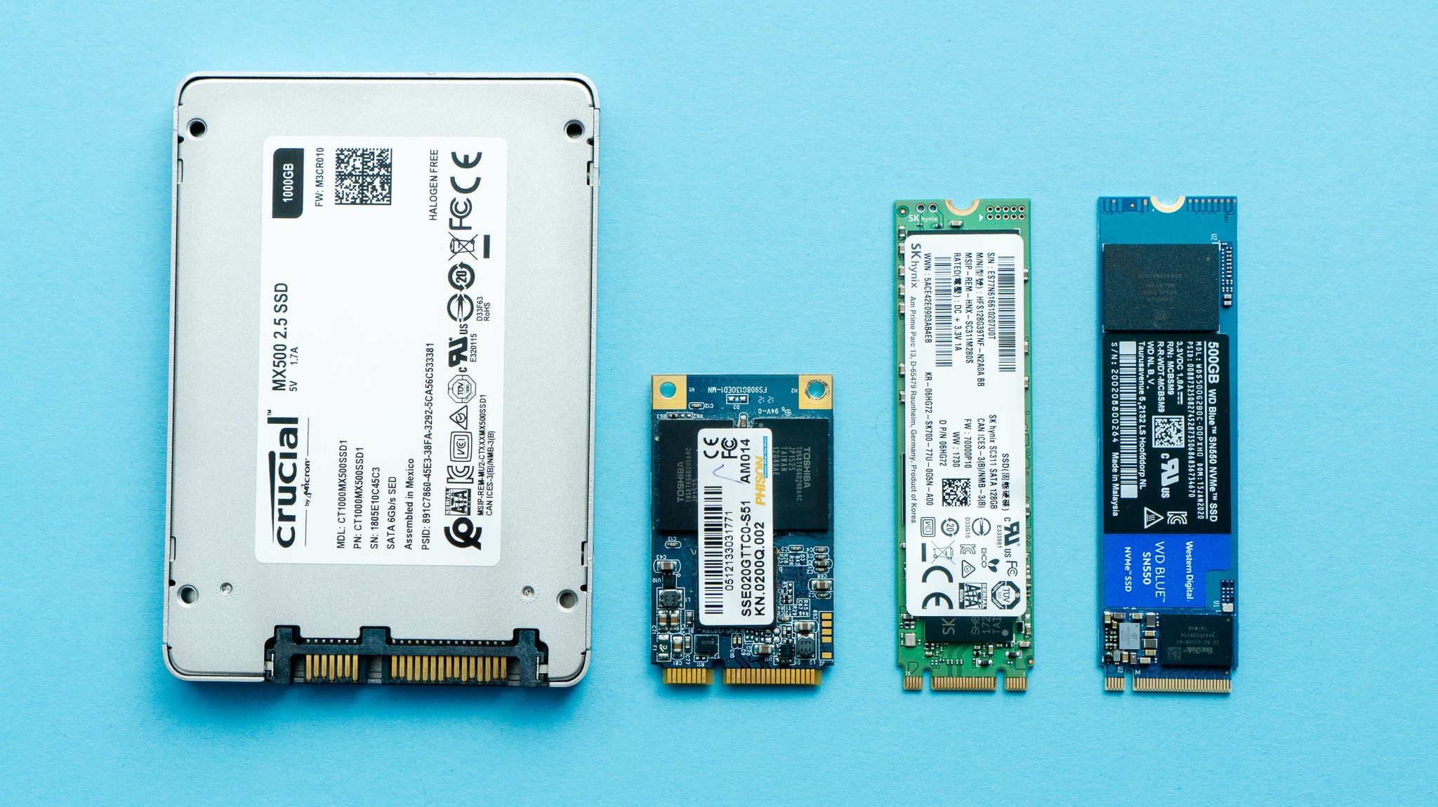 انواع حافظه SSD