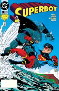 کینگ شارک روی کاور شماره ۹ کمیک Superboy (برای دیدن سایز کامل روی تصویر کلیک کنید)