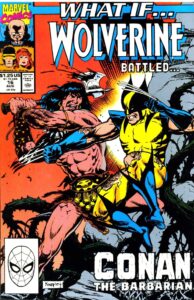 کاور کمیک What If Wolverine Battled Conan the Barbarian? (برای دیدن سایز کامل روی تصویر کلیک کنید)