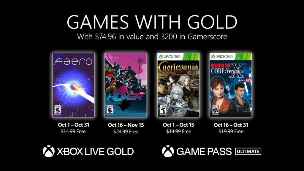 بازی‌های رایگان ماه اکتبر Xbox Live Gold مشخص شدند - ویجیاتو