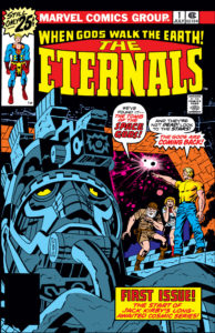 شماره ۱ کمیک The Eternals (برای دیدن سایز کامل روی تصویر کلیک کنید)