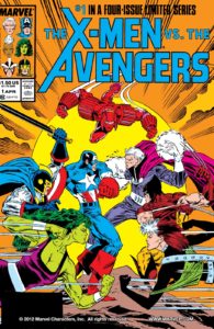 کاور شماره ۱ کمیک The X-Men vs. the Avengers (برای دیدن سایز کامل روی تصویر کلیک کنید)
