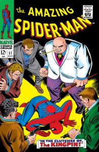 کینگ پین روی کاور شماره ۵۱ کمیک The Amazing Spider-Man (برای دیدن سایز کامل روی تصویر کلیک کنید)
