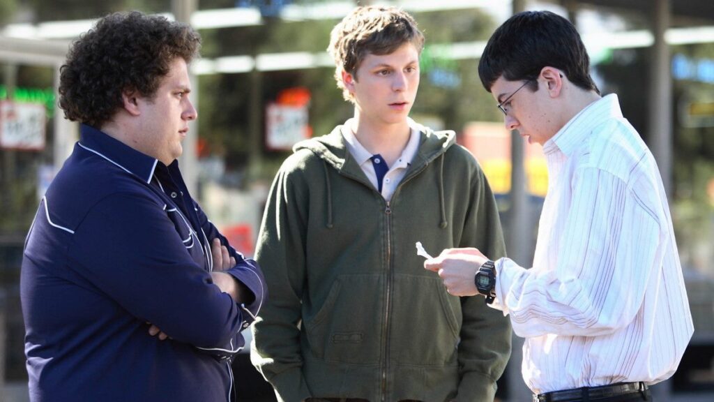 جونا هیل نوجوان در فیلم Superbad؛ یکی از بهترین فیلم های دبیرستانی با موضوع کمدی