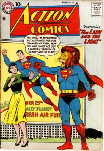 کاور شماره ۲۴۳ کمیک Action Comics (برای دیدن سایز کامل روی تصویر کلیک کنید)