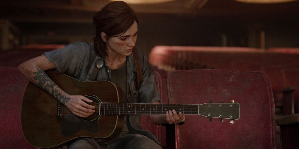 نواختن گیتار در بازی The Last of Us 2
