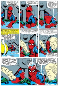 ناامیدی مرد عنکبوتی در زیر خرابه‌های صنعتی (برای دیدن سایز کامل روی تصویر کلیک کنید)