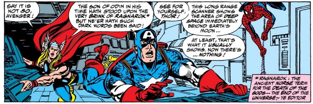 مرد عنکبوتی در کنار اونجرز در شماره ۳۱۵ کمیک Avengers