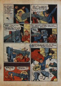 اولین تقابل سوپرمن و لکس لوتر در شماره ۲۳ کمیک Action Comics (برای دیدن سایز کامل روی تصویر کلیک کنید)