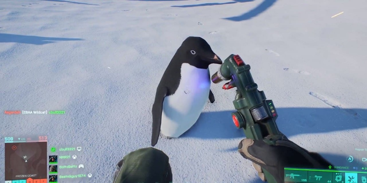 بازی Battlefield 2042 به بازیکنان اجازه می‌دهد پنگوئن‌ها را تعمیر کنند