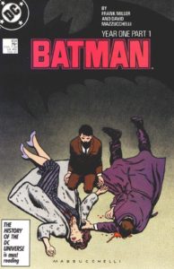 کاور شماره ۱ کمیک Batman: Year One (برای دیدن سایز کامل روی تصویر کلیک کنید)