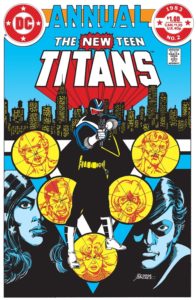 ویجلنتی روی کاور شماره ۲ کمیک The New Teen Titans Annual (برای دیدن سایز کامل روی تصویر کلیک کنید)