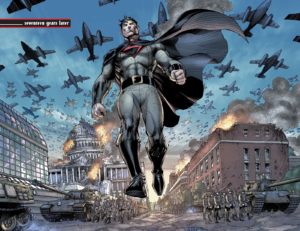 سوپرمن در کمیک The Multiversity: Mastermen (برای دیدن سایز کامل روی تصویر کلیک کنید)