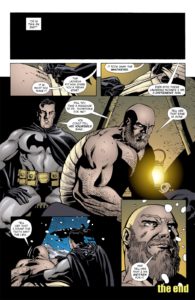 نجات جان بین توسط بتمن در شماره ۴۹ کمیک Batman: Gotham Knights (برای دیدن سایز کامل روی تصویر کلیک کنید)