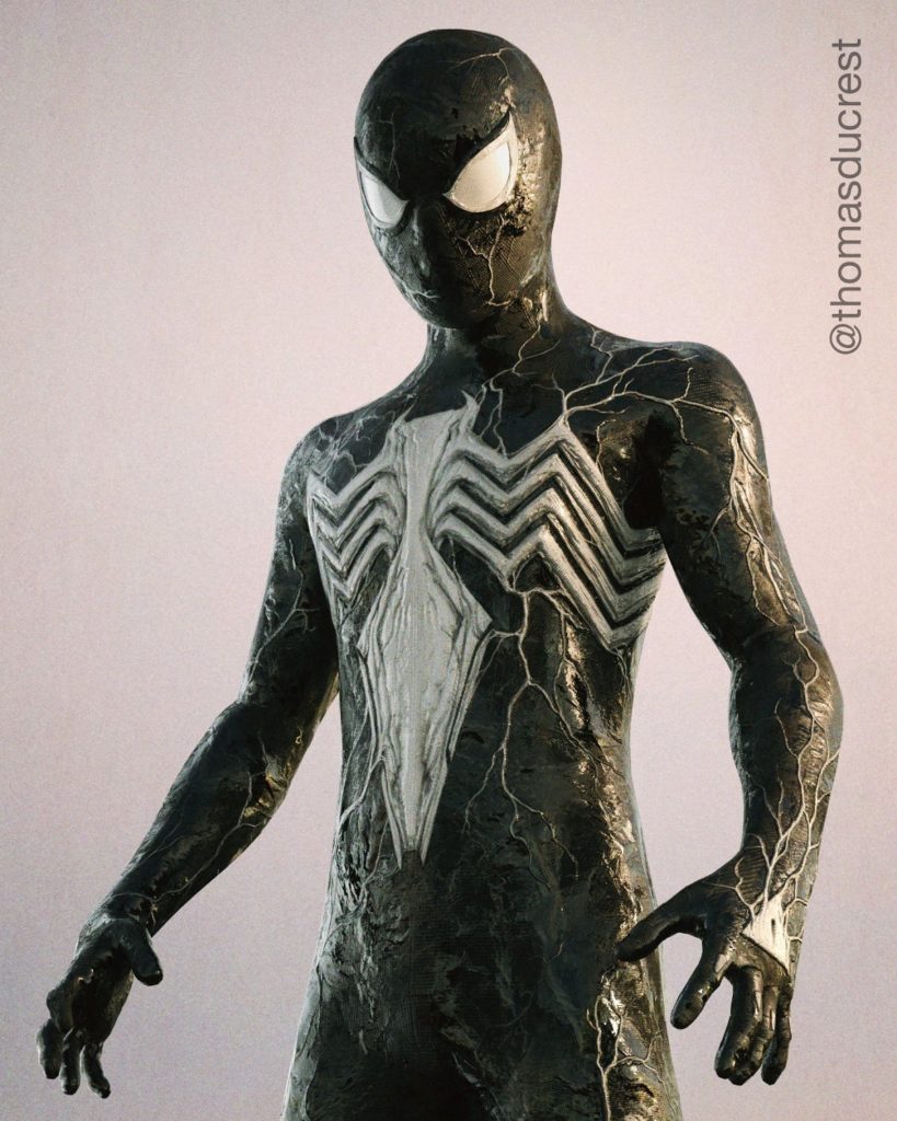 آرتیست Spider-Man: No Way Home تام هالند را در لباس سیمبیوت ترسیم کرده است - ویجیاتو