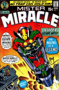 کاور شماره ۱ کمیک Mister Miracle (برای دیدن سایز کامل روی تصویر کلیک کنید)