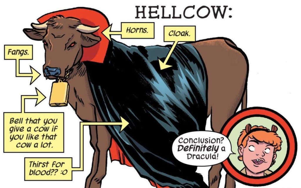 شخصیت هل‌کاو یک گاو خون‌آشام عجیب و غریب در کمیک‌های مارول است