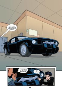 ماشین بتمن در کمیک Batman: Overdrive (برای دیدن سایز کامل روی تصویر کلیک کنید)