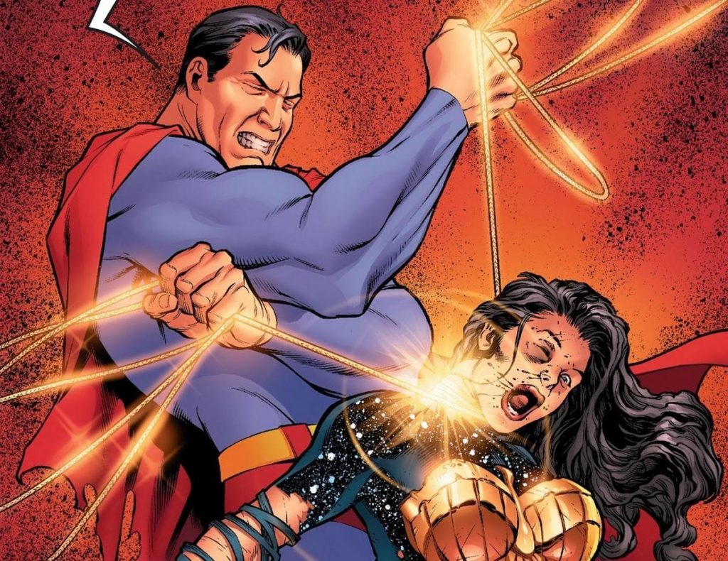 کشته شدن واندر وومن توسط سوپرمن
