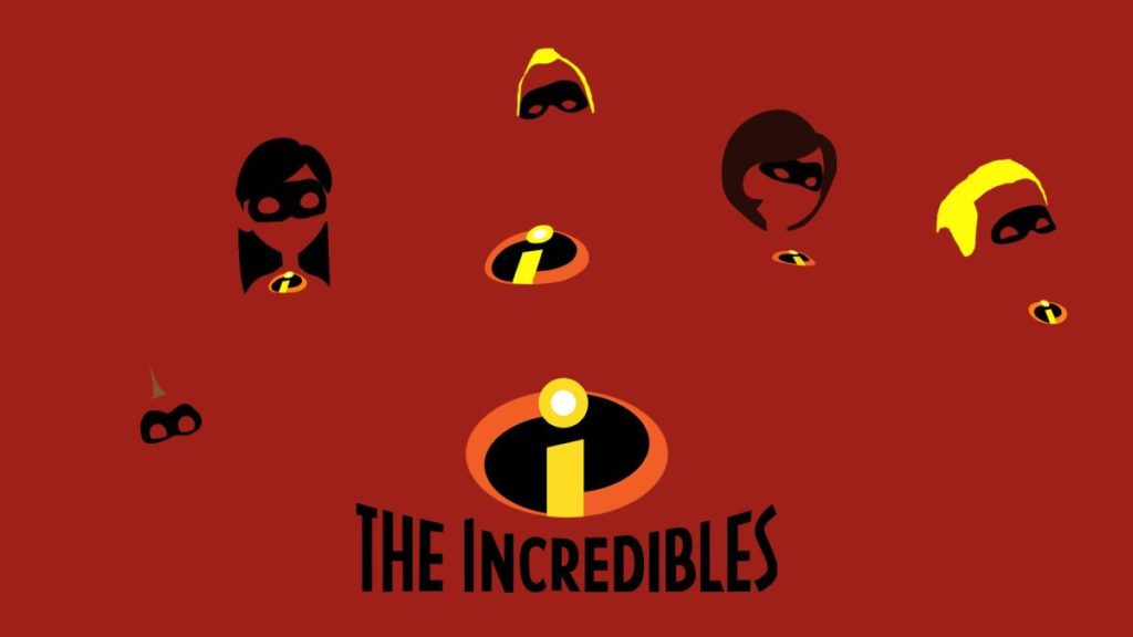 فیلم انیمیشن The Incredibles دنیایی پر از ابرقهرمانان را به تصویر می‌کشد.