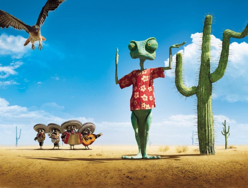 در فیلم انیمیشن Rango، جانی دپ صداپیشگی پروتاگونیست ماجرا را برعهده دارد.