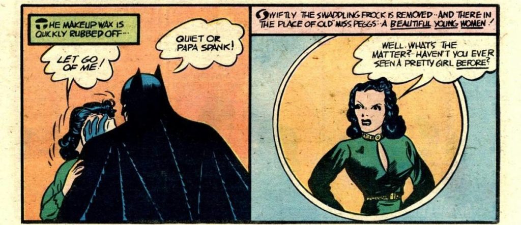 اولین ملاقات بتمن و کتوومن در شماره ۱ کمیک Batman