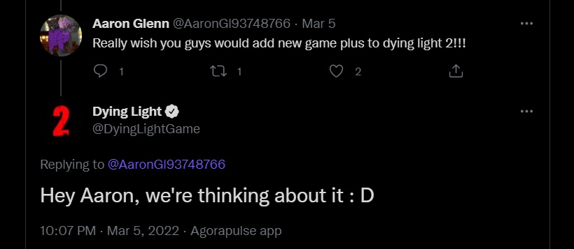 Dying Light 2 ممکن است حالت نیو گیم پلاس دریافت کند - ویجیاتو