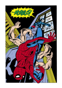 تقابل موربیوس و مرد عنکبوتی ۶ دست در شماره ۱۰۱ کمیک The Amazing Spider-Man (برای دیدن سایز کامل روی تصویر کلیک کنید)