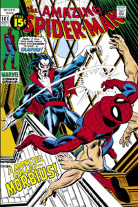 موربیوس روی کاور شماره ۱۰۱ کمیک The Amazing Spider-Man (برای دیدن سایز کامل روی تصویر کلیک کنید)