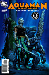 کاور شماره ۴۰ کمیک Aquaman: Sword of Atlantis (برای دیدن سایز کامل روی تصویر کلیک کنید)