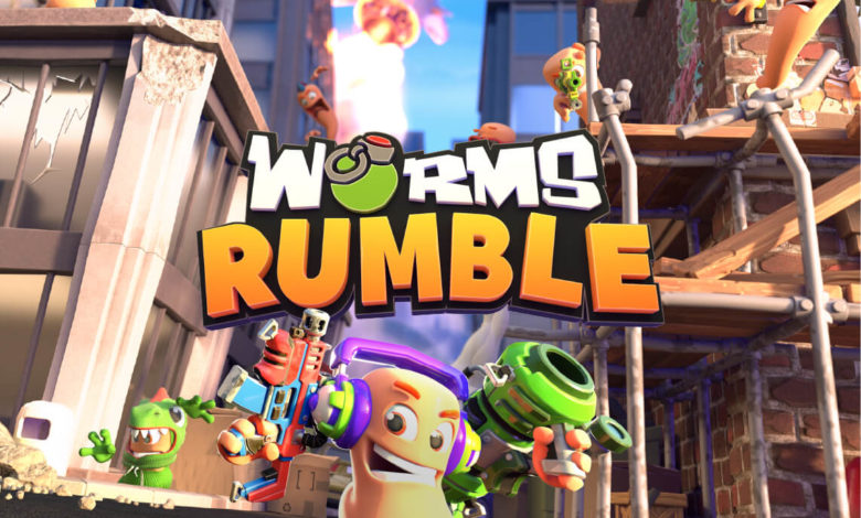 بازی بتل رویال Worms Rumble